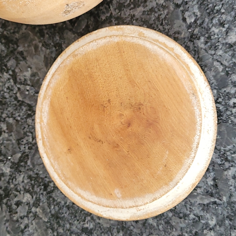 Wooden Shaving Bowl - Vintage - Picture 7 of 10